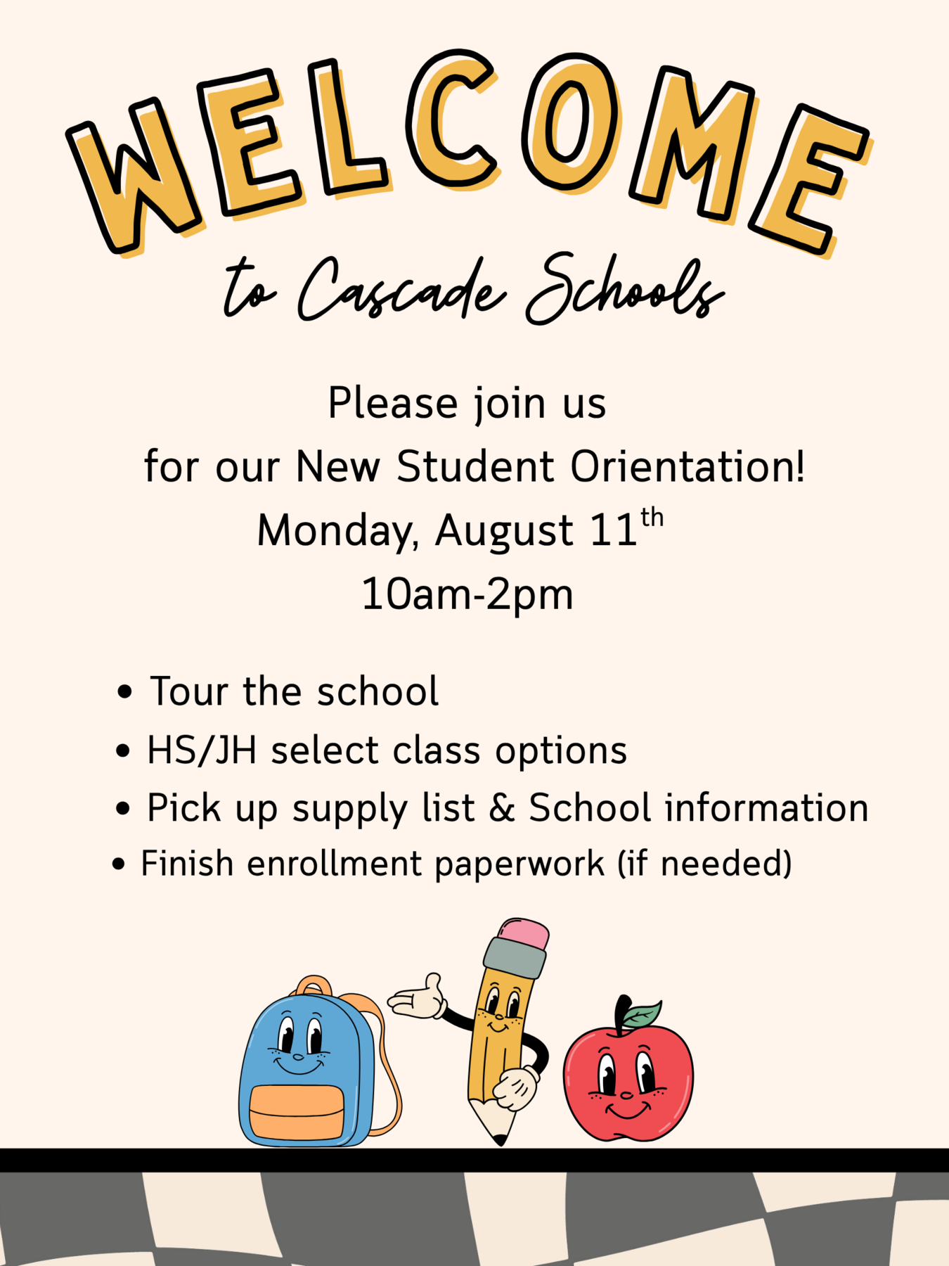 New Student Orientation