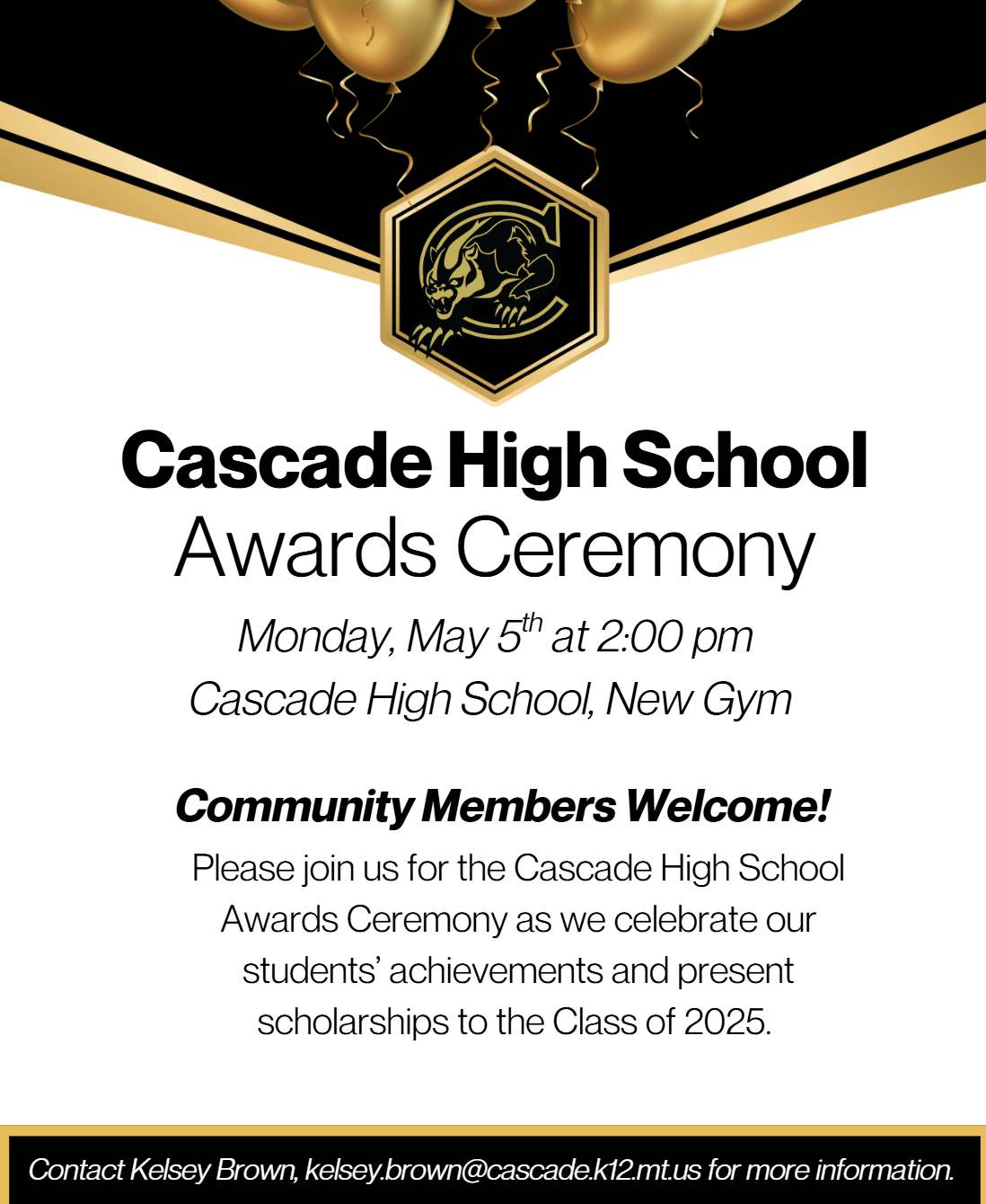 Cascade High School Awards Ceremony